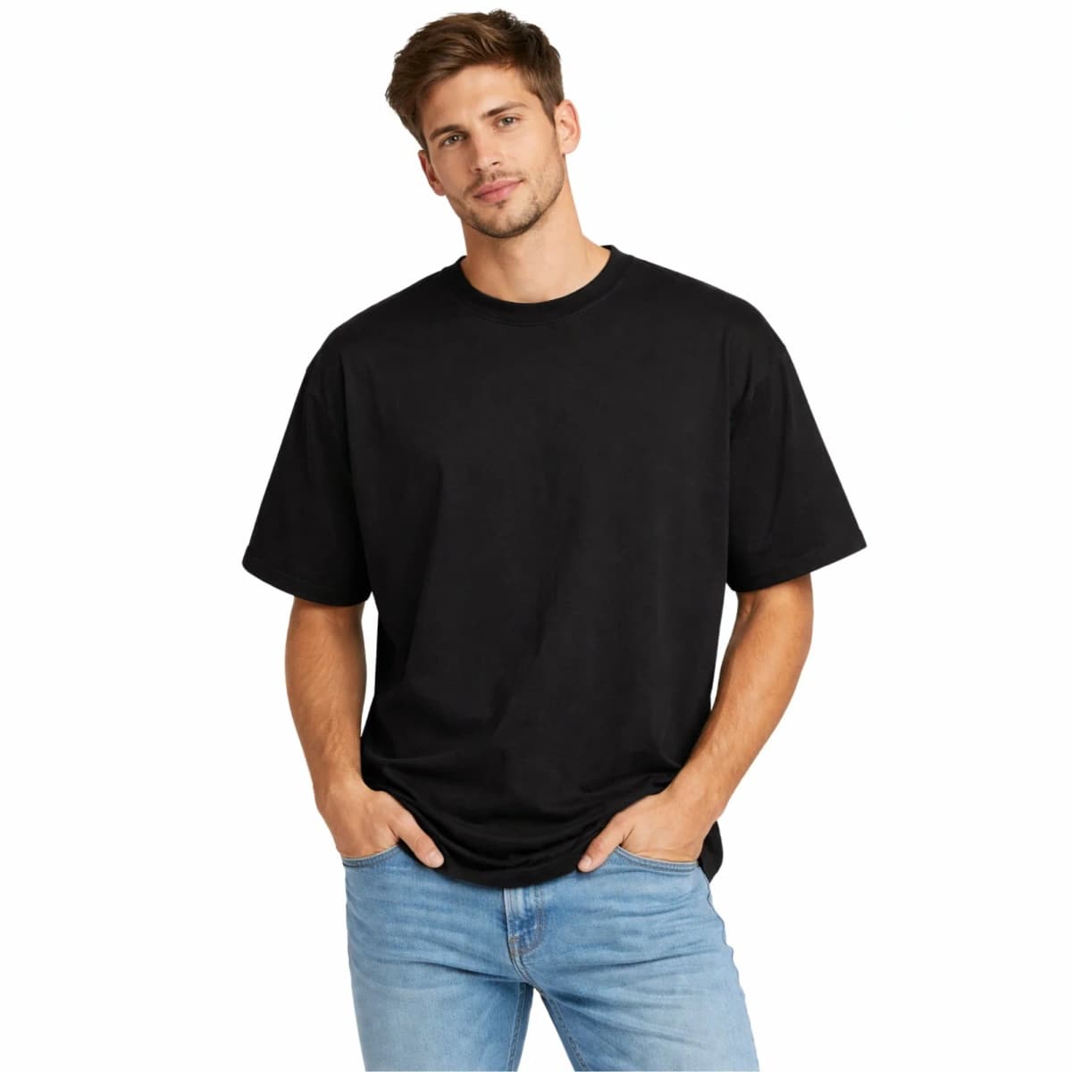 Neutral Oversized T-Shirt Herren Bio-Baumwolle